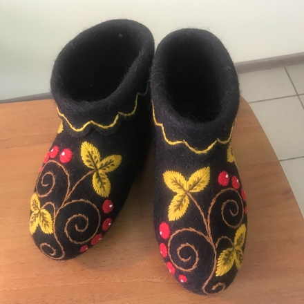 Тапки мужские с отворотом, модель 013
